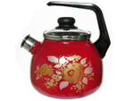 Чайник 3л со свистком "Golden rose" (вишневый)