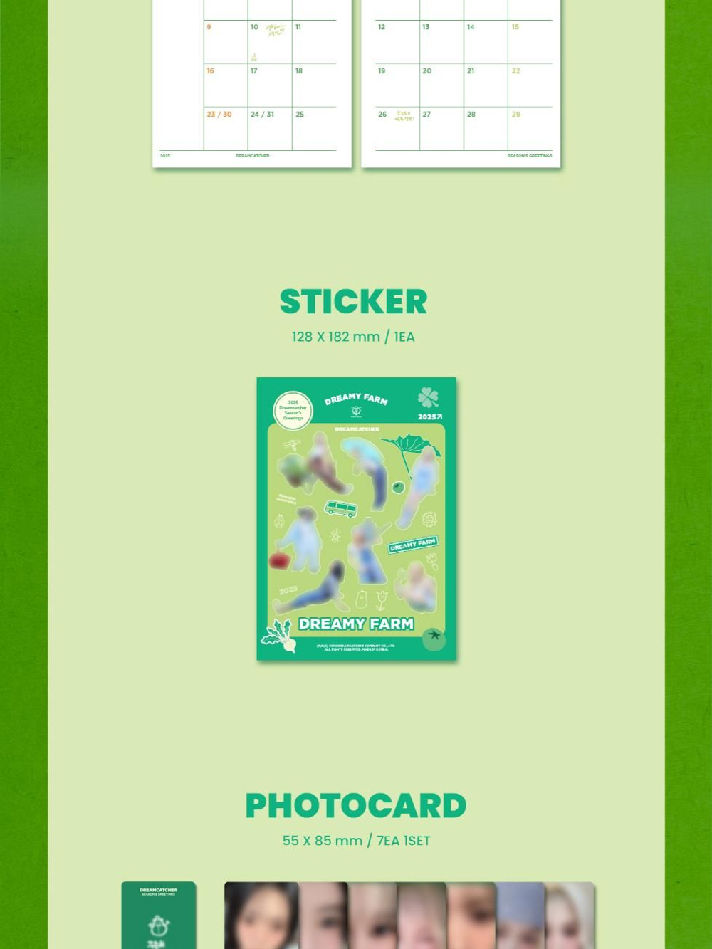 товары DREAMCATCHER - 2025 SEASON'S GREETINGS DREAMY FARM Version