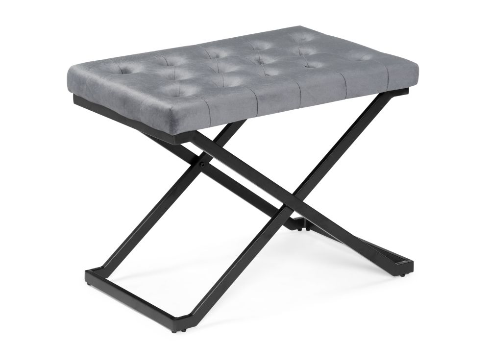 Табурет German dark grey / black