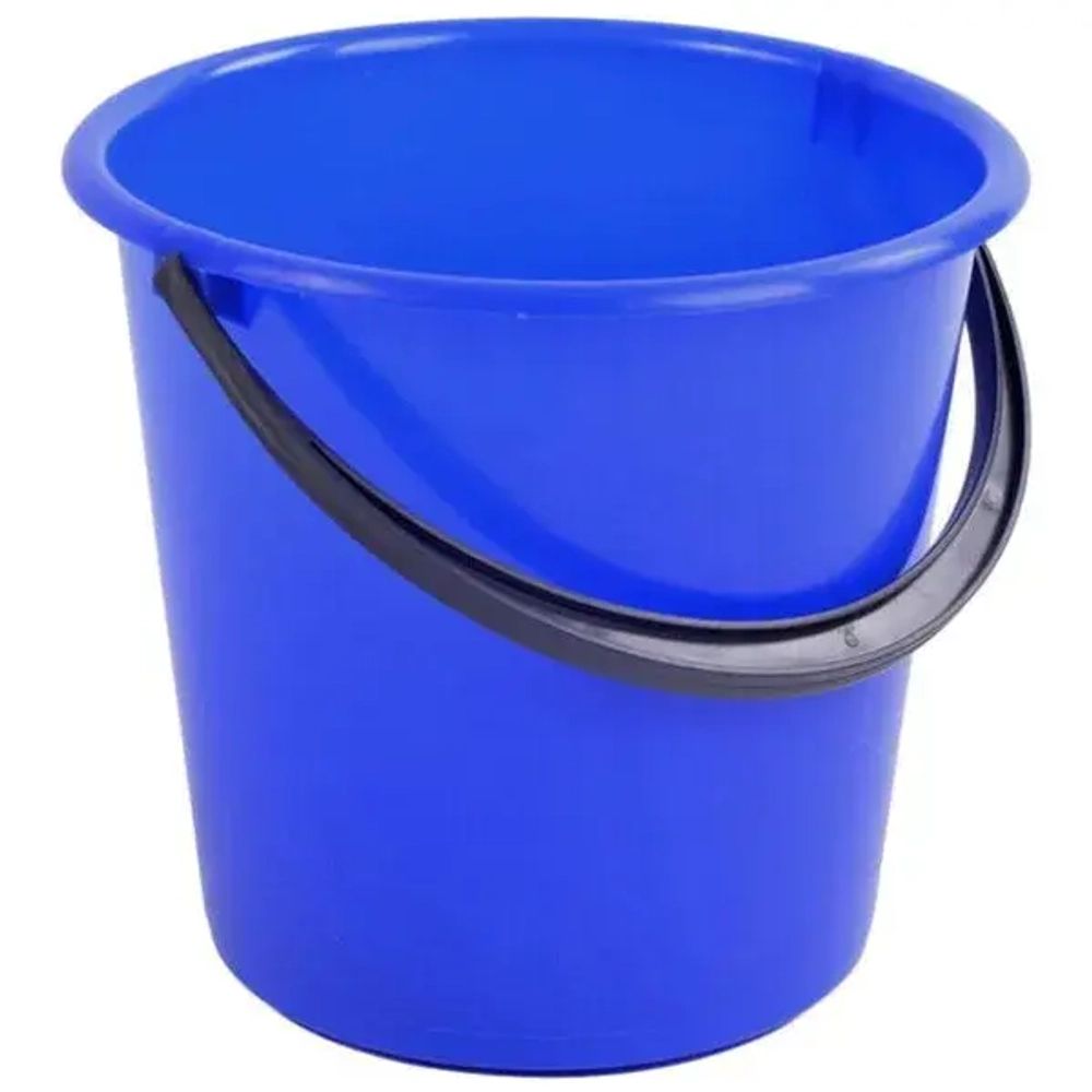 Ведро без крышки пластиковое 10л ПП синее
