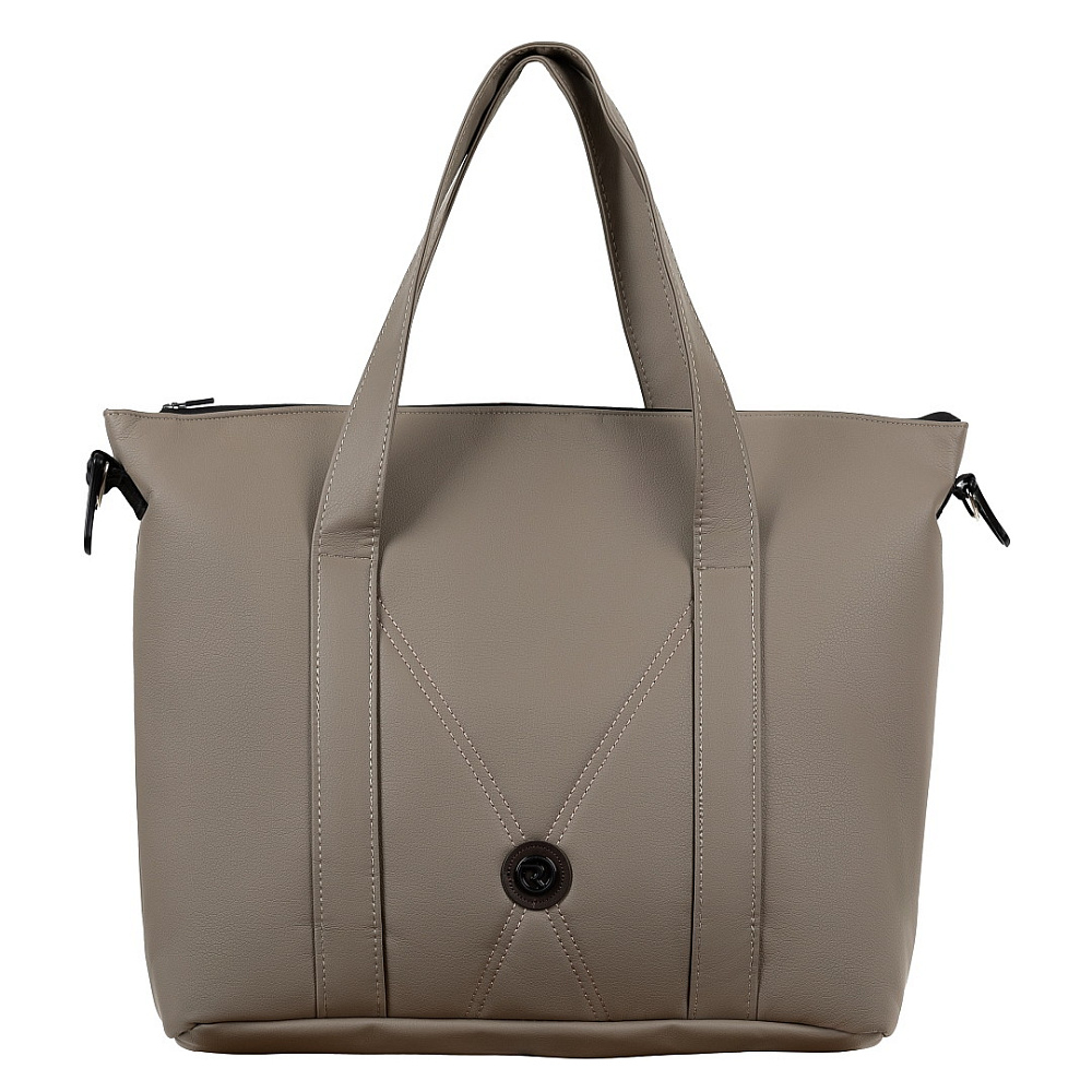 Детская коляска Roan Bass Next Кожа 2.0 2 в 1 BNL/71/2 Cappucino/Black/ руч.Коричневый