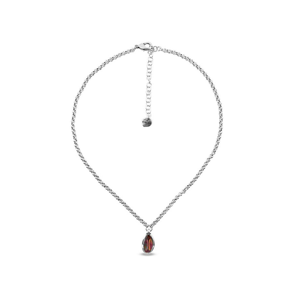 Колье Ciclon с муранским стеклом и серебряным покрытием B182856-32 R/S