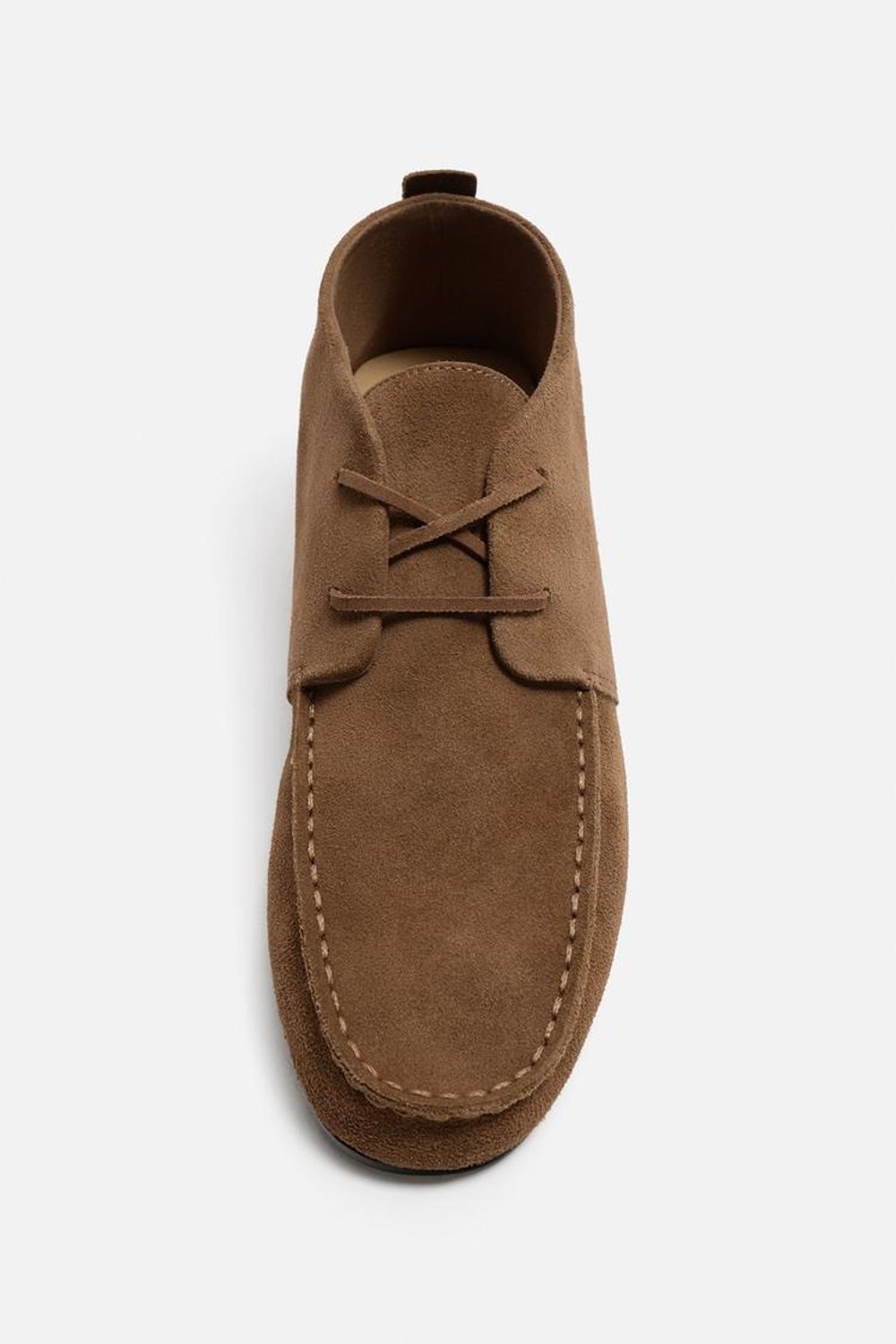 ZARA КОЖАНЫЕ БОТИНКИ - LIMITED EDITION, КОРИЧНЕВЫЙ