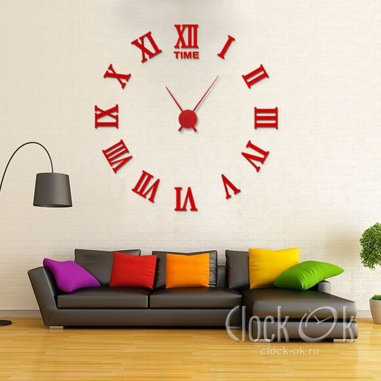 Настенные 3D часы Rome Wall