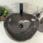 Каменная раковина из речного камня RS-05274 (54*42*15) 0862 из натурального камня