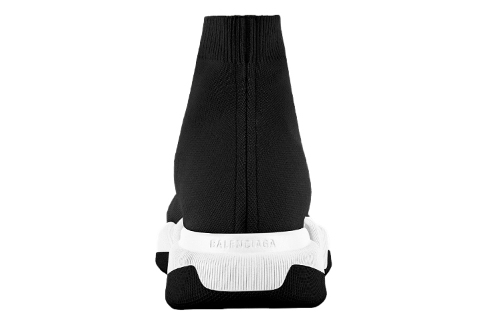 Balenciaga Speed 2 Trainer Knit "Black White"