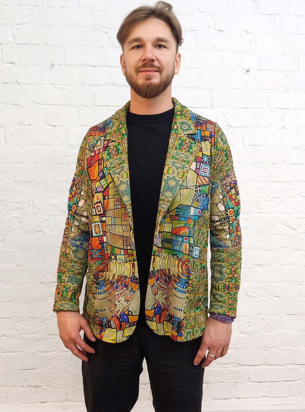 Трикотажный жакет "Витраж"