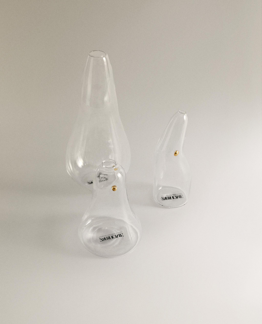 Zara Home Ваза из стекла, цвет прозрачный, 12.7 см