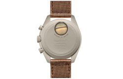 SWATCH Men 42mm Coffee Watch SO33T100