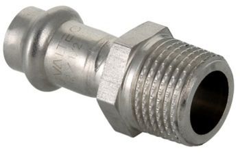 Муфта нерж. сталь с нар.р. 15х1/2" VTi.901.I.001504