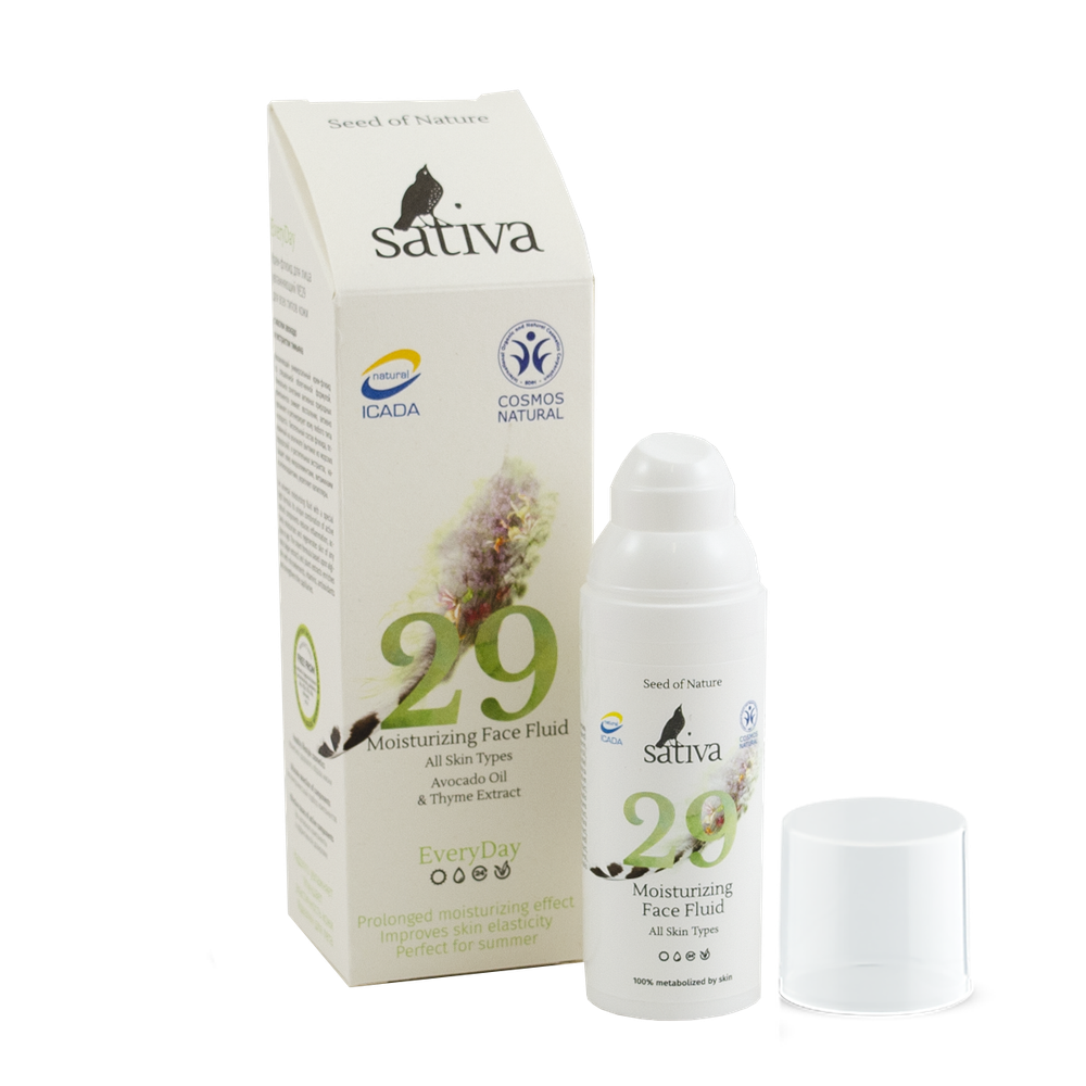 Крем-флюид Sativa №29 увлажняющий (50мл)