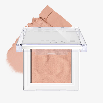 ABOUT TONE Пудровые румяна Fluffy Wear Blusher 01 Veil Peach