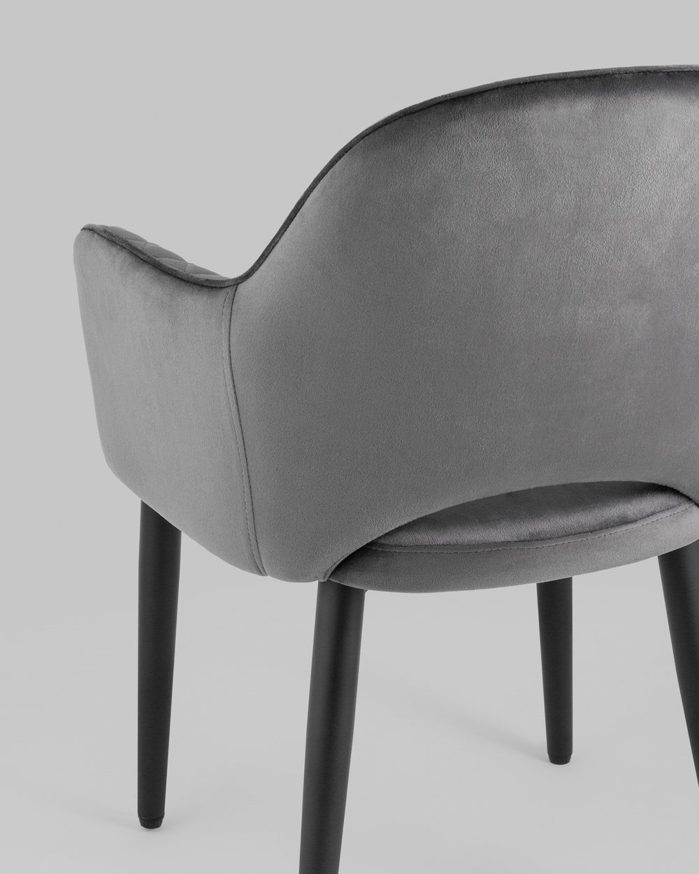 Стул Венера диамант велюр серый 2 шт