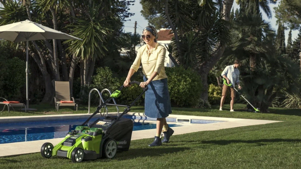 Газонокосилка GreenWorks G40LM49DBK4