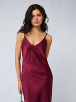 Платье-комбинация на тонких бретелях