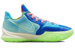 Nike Kyrie Low 4 EP racing round head lace-up shock absorption, non-slip, wear-resistant wrapping, low-cut actual combat basketball shoes for men and women with the same racing blue domestic version