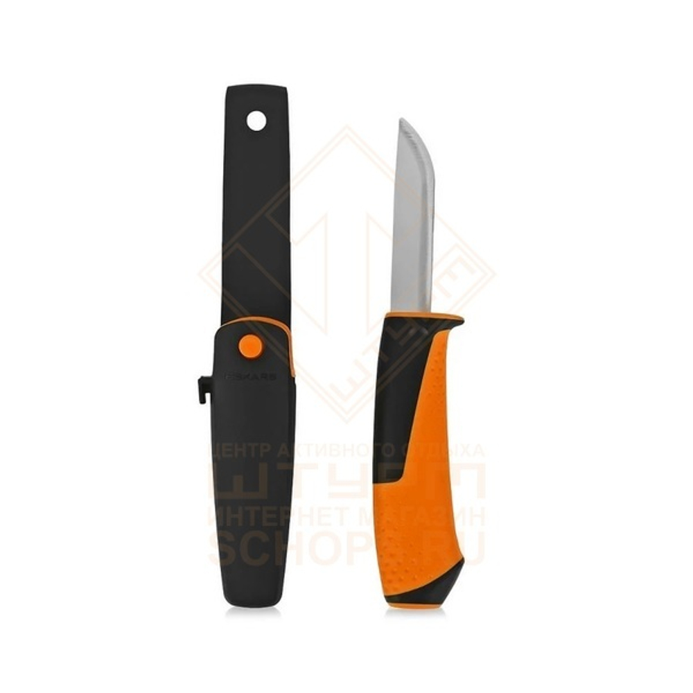 Нож Fiskars c точилкой