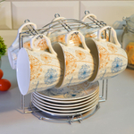 Чайный набор 12 предметов 220мл на подставке (00110591)