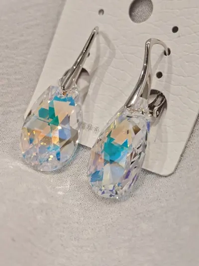 Серьги Oubi Yabi «Сияющая капля» AB Crystal