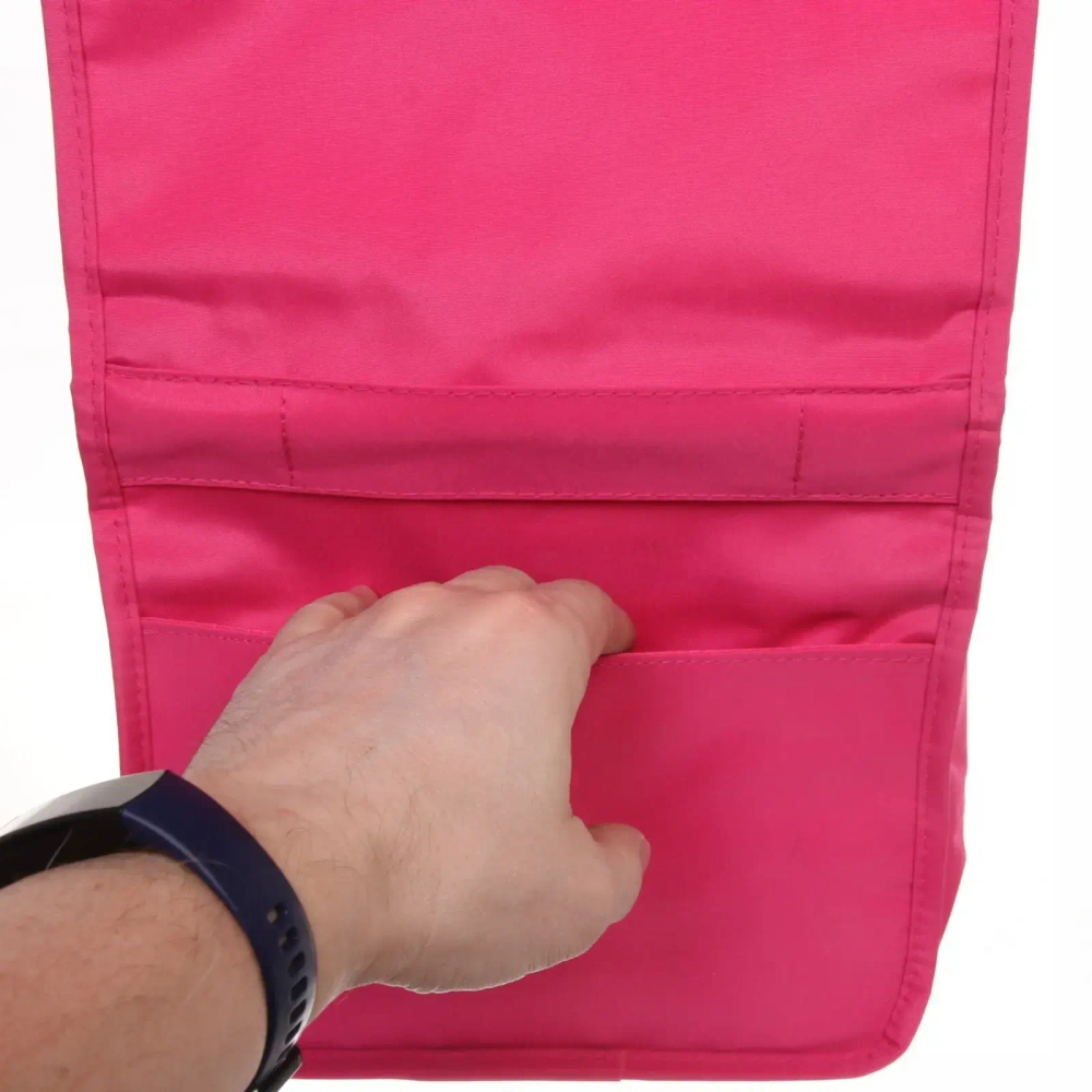 Косметичка - органайзер «Classic», цвет розовый, в склад. виде 20*24*9, в расклад. виде 42*24*9см (несессер)