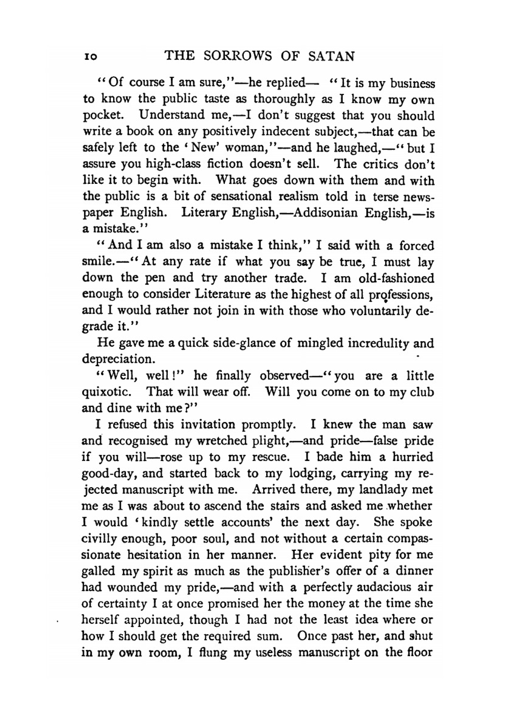 The sorrows of Satan | M. Corelli