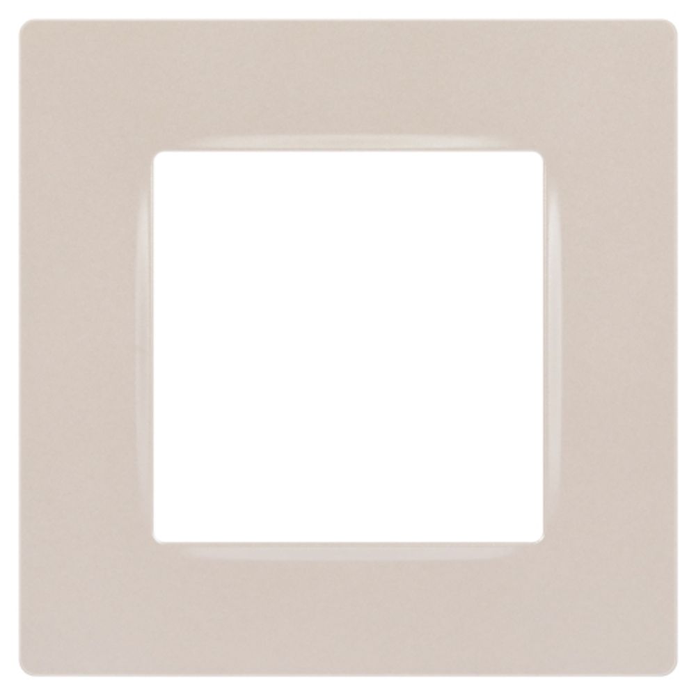 Рамка для розеток и выключателей ЭРА Серия 12 12-5201-15 на 1 пост, Классик, перламутр