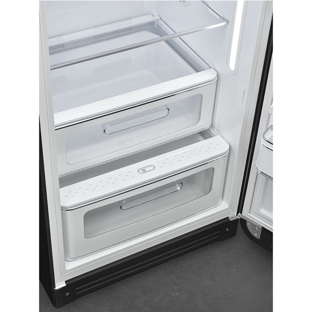 Холодильник однокамерный с морозилкой Smeg FAB28RDBB5 ящик