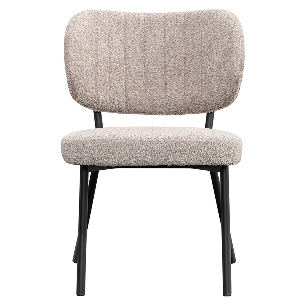 Стул Robbi, букле, серо-бежевый