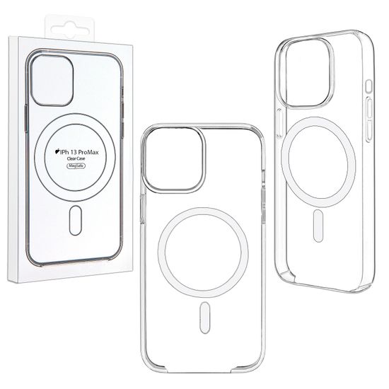Чехол Magsafe iPhone 13 Pro Max Clear (BOX)