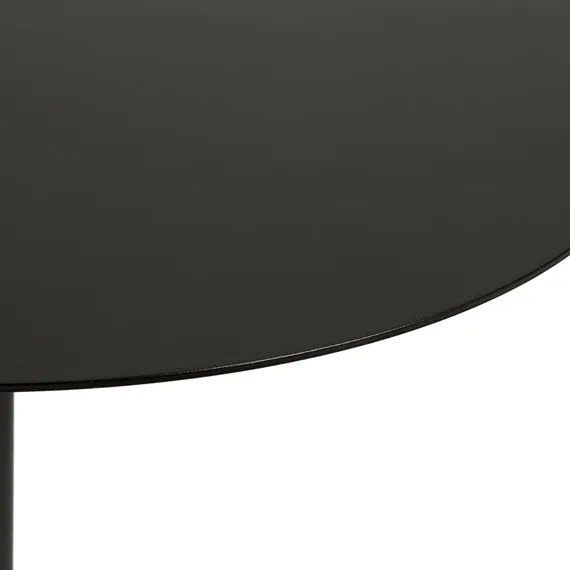 Обеденный стол Ontip Ø70 см, черный металл