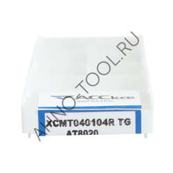 Пластина твердосплавная XCMT040104R TG AT8020 ACCKee