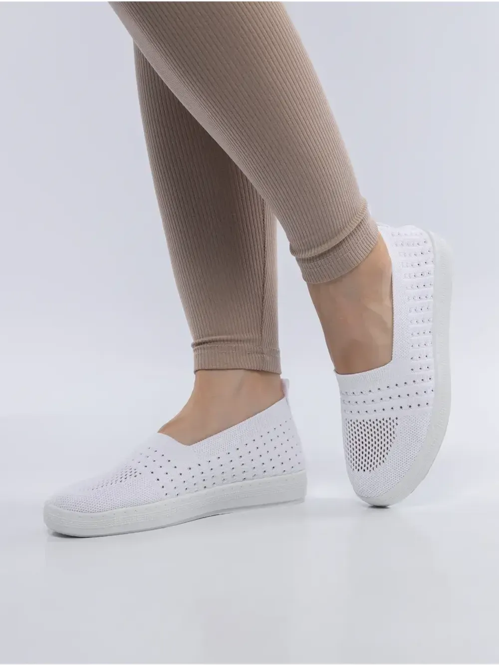 Мокасины летние текстильные