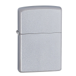 Набор Zippo (зажигалка Zippo 205 Satin Chrome и газовый вставной блок с двойным пламенем)