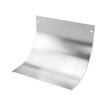 Крышка на угол лестничный вертикальный внутренний 90 градусов 150х300, толщ. 2 мм, R300, в комплекте с крепёжными элементами,необходимыми для монтажа, алюминий