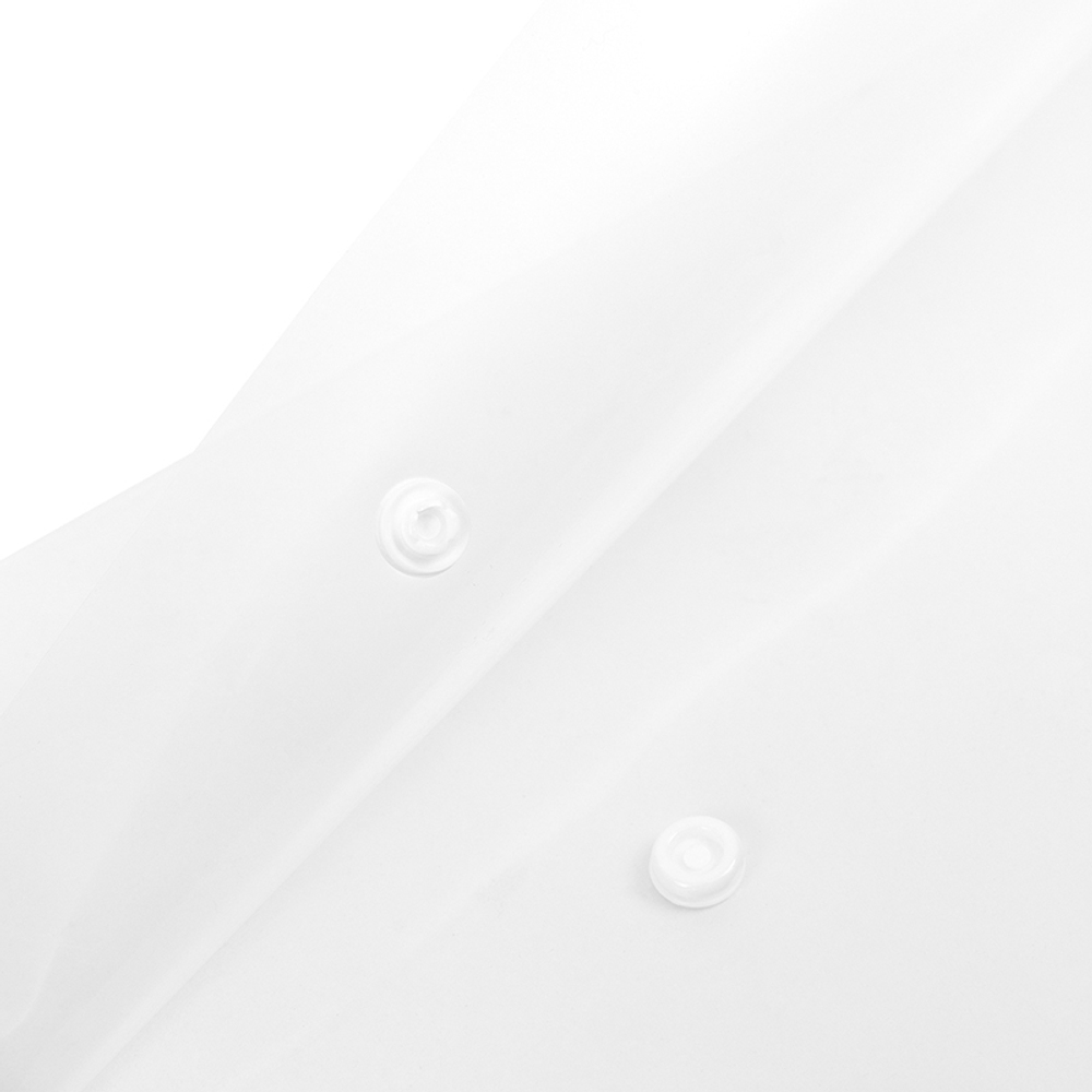 Папка-конверт на кнопке DELI "Aurora", А4, 0,12 мм, прозрачная