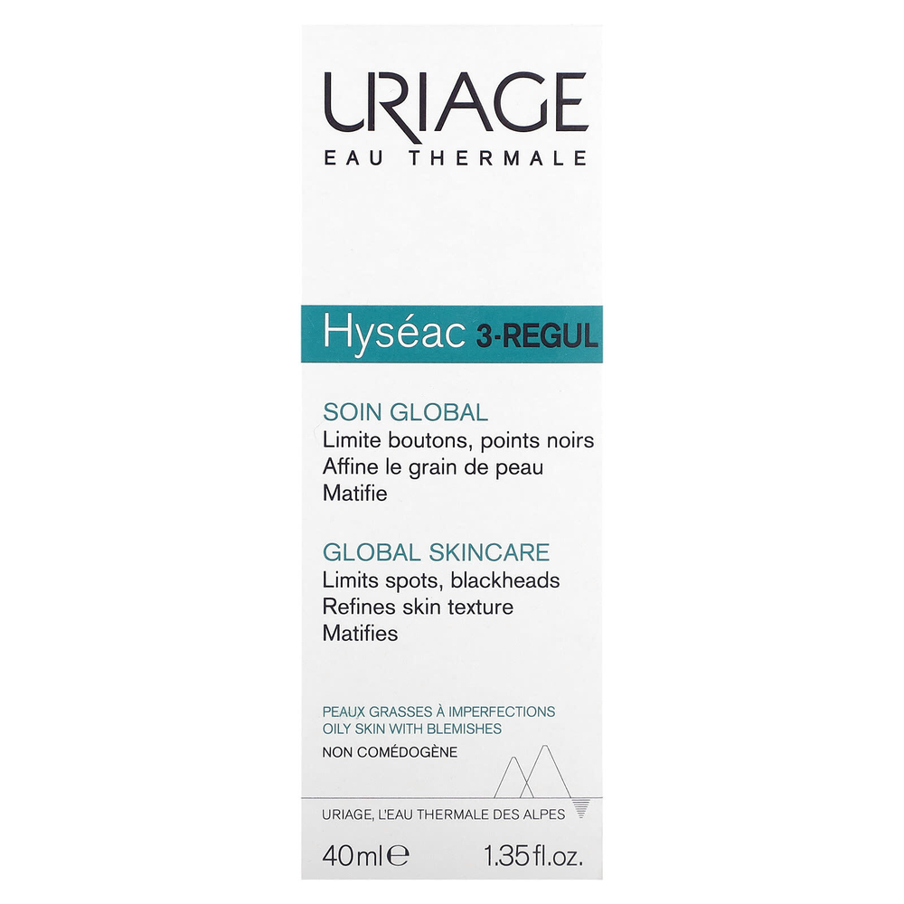 Uriage, Hyséac 3-Regul, 40 мл (1,35 жидк. унц.)