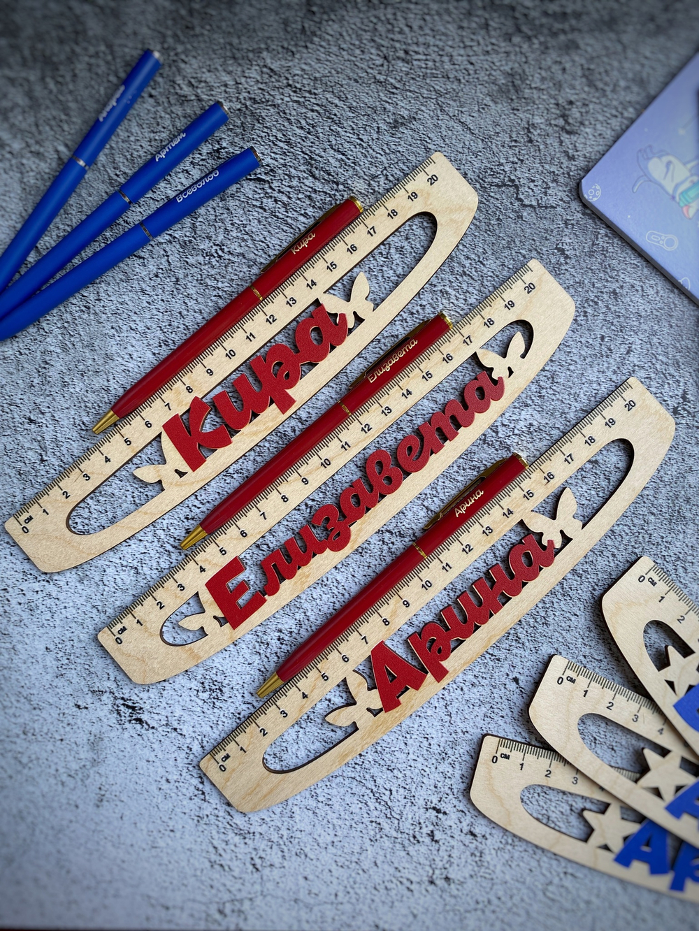 Школьный набор (Линейка+Ручка)
