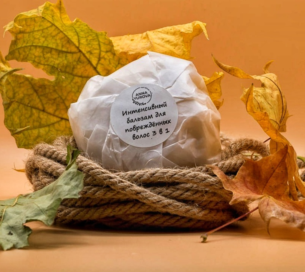 Твёрдый бальзам для волос