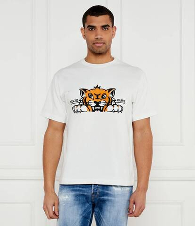 Футболка HAPPY TIGER Kenzo - белый(FF55TS5264SI)