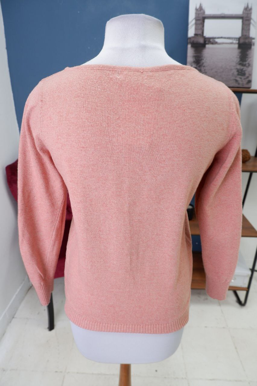 Джемпер с принтом 46 размер