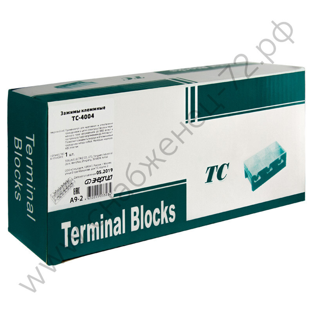 Зажимы клеммные в корпусе Энергия ТС