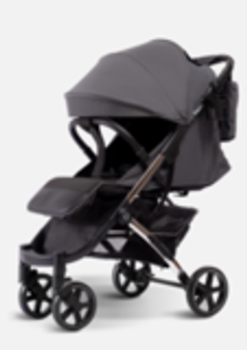 Peppy Коляска прогулочная Polo 2.0 (steel grey) хром рама, сумка