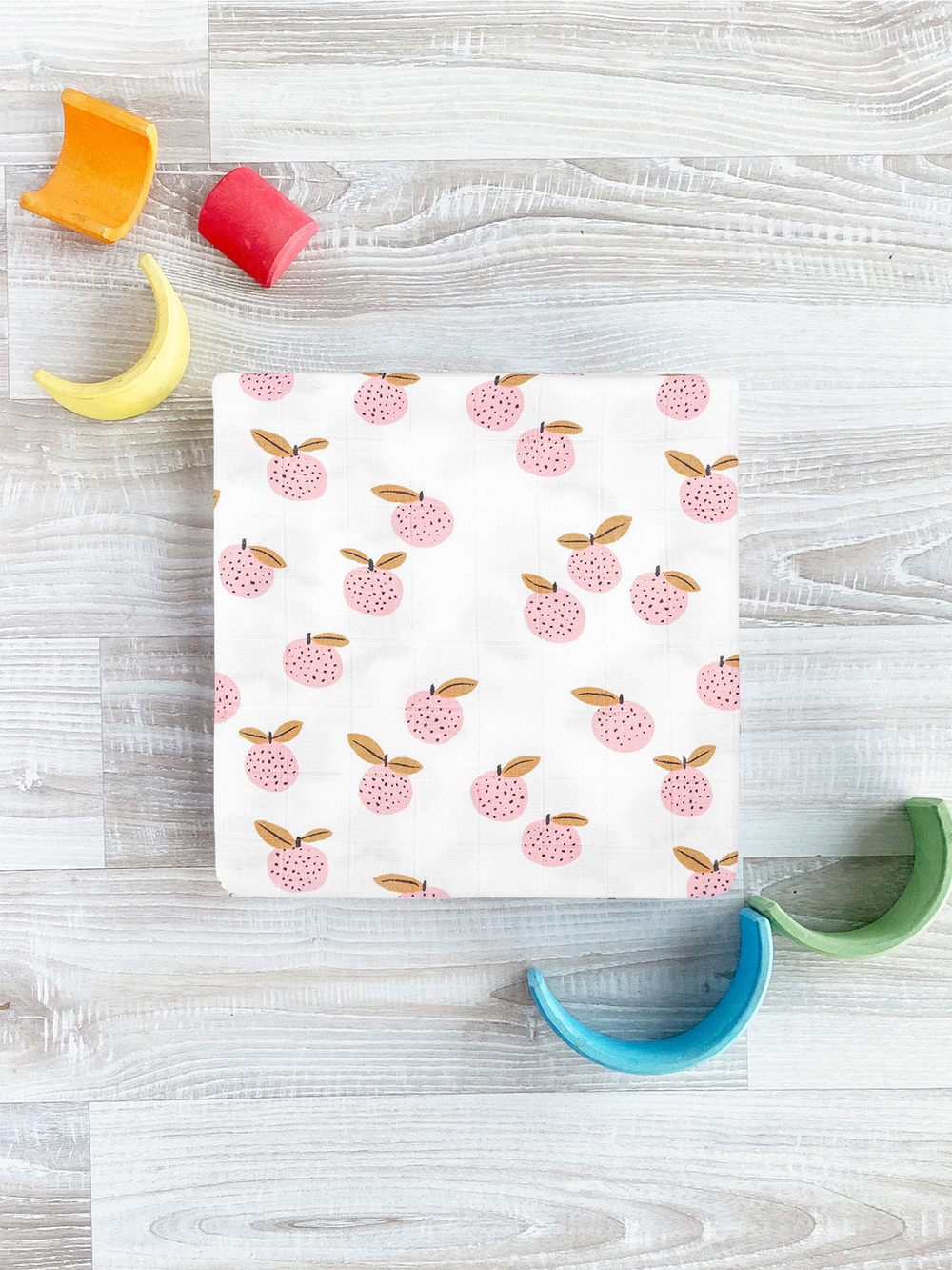 Муслиновая пелёнка Mjölk Персики