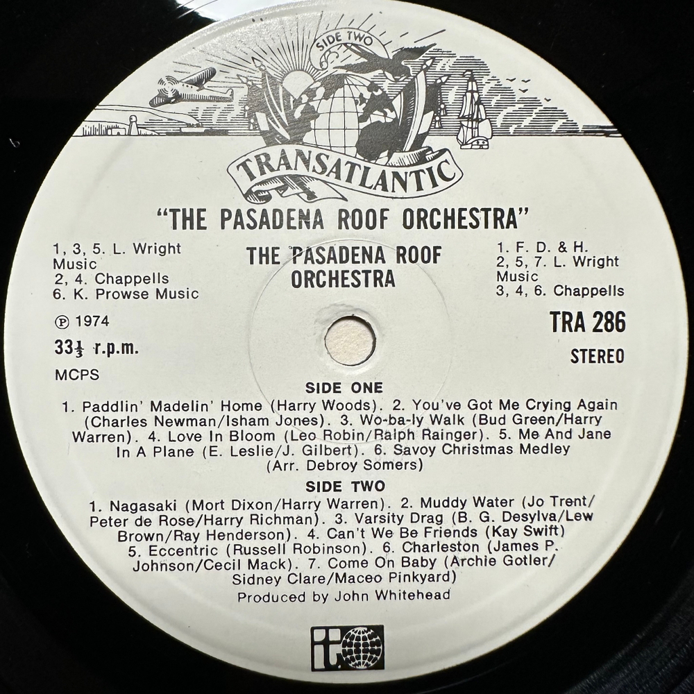 The Pasadena Roof Orchestra (Англия 1974г.)