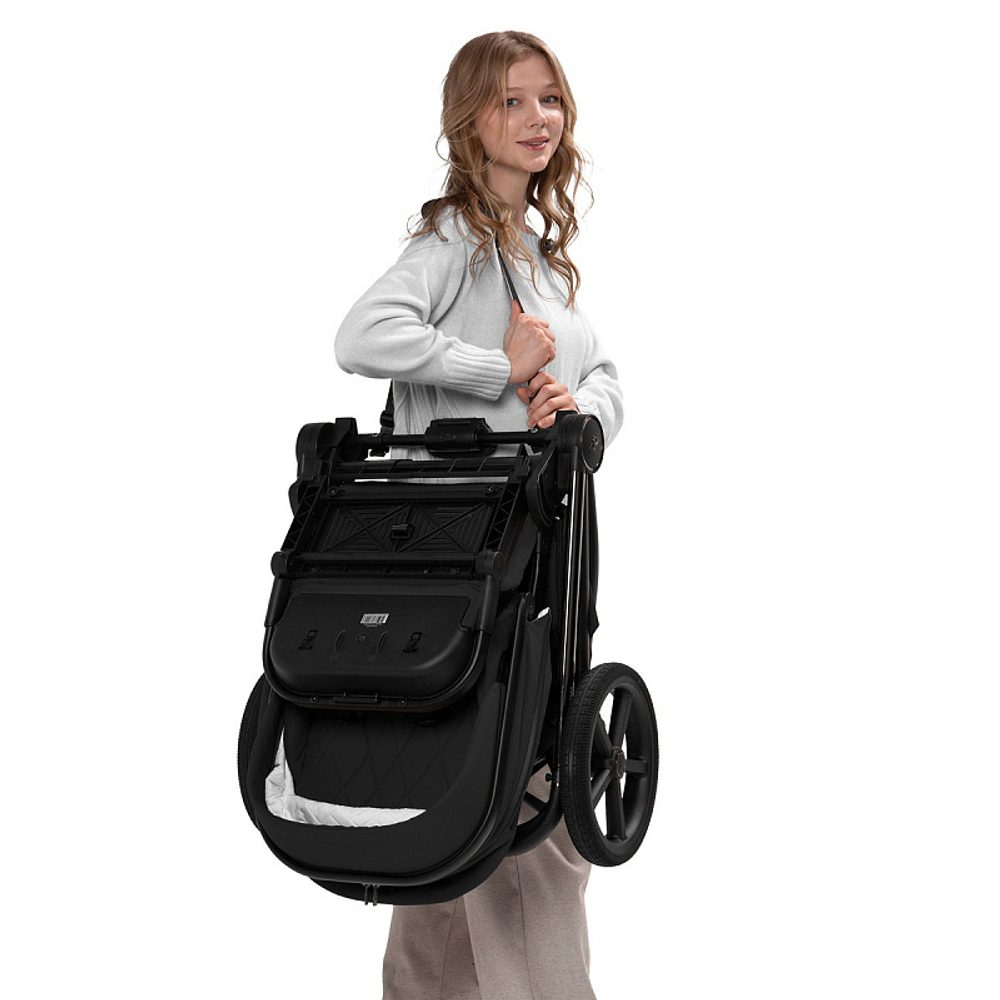 Детская коляска 3 в 1 Sweet Baby SBL Elegante Therma 427643 Black