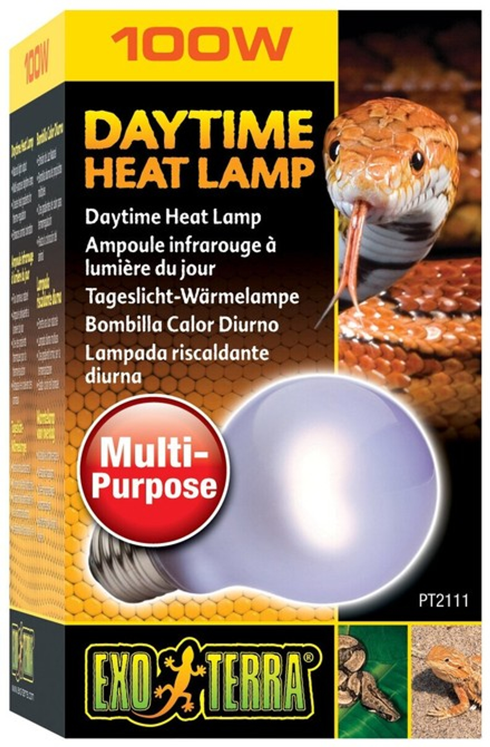 Лампа неодимовая дневного света Daytime Heat lamp 100 Вт. H=10,5 см. PT2111