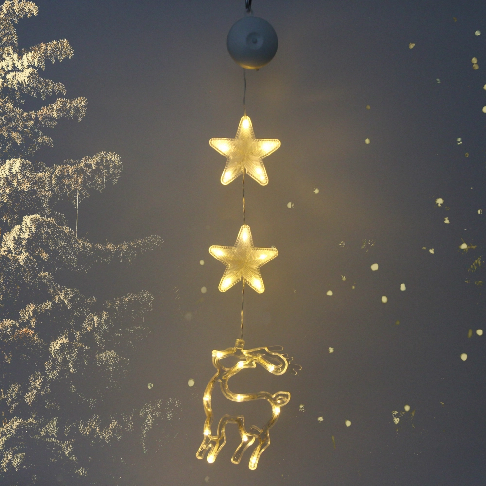 Фигура светодиодная «Олень» 11.5*17 см (батарейки 3 ААА), 1 реж, Теплый белый