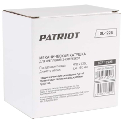 Катушка для триммера полуавтомат, 4 мм, М10х1.25, Patriot, DL-1226