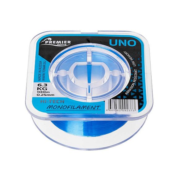 Леска UNO 0,25mm/100m Blue Nylon (PR-U-B-025-100) Premier Fishing