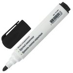 Маркер стираемый для белой доски ЧЕРНЫЙ, STAFF "Manager", 5 мм, с клипом, 151491